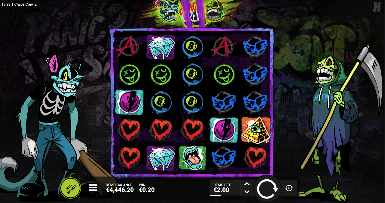 Chaos Crew 2 slot at Stake Casino